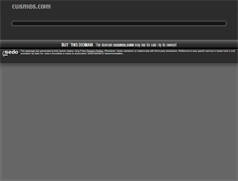 Tablet Screenshot of cusmos.com